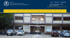 Desktop Screenshot of bhavanscollegedakor.org